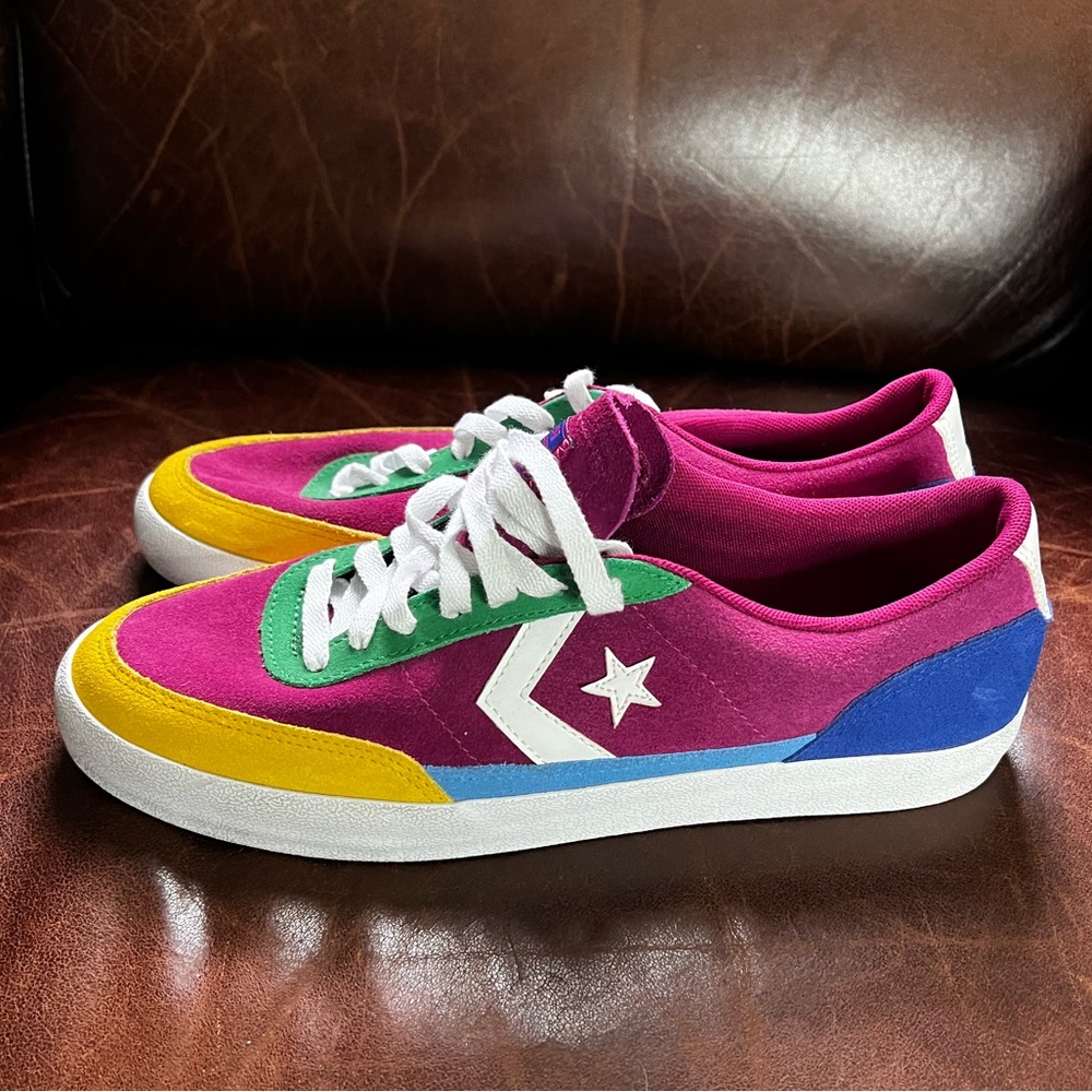 Converse Net Star Classic Low Twisted Prep - Rose Maroon Size 11 US (no box)